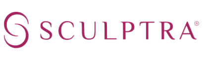 Sculptra logo in vibrant pink lettering